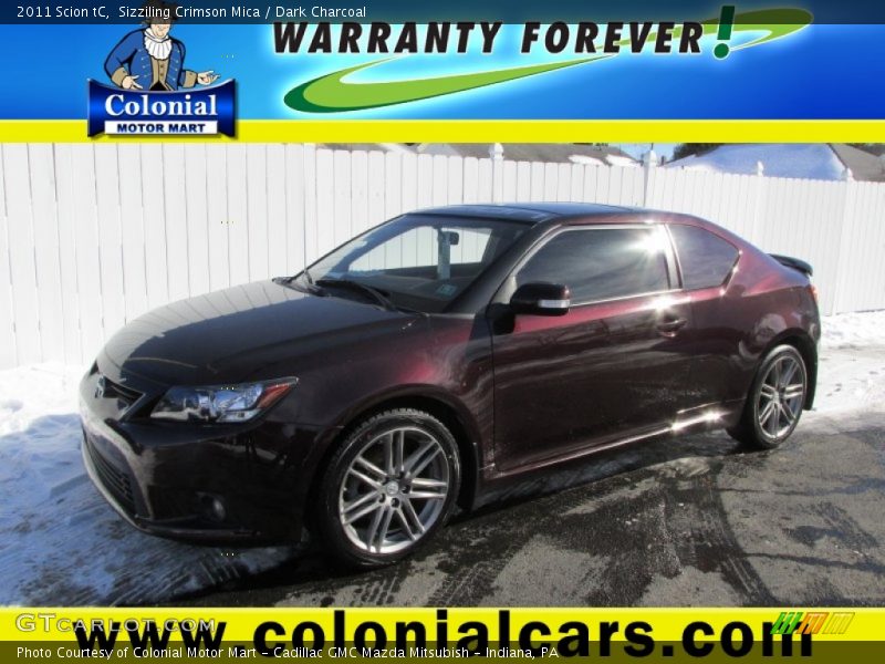 Sizziling Crimson Mica / Dark Charcoal 2011 Scion tC