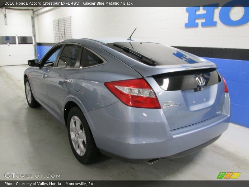 Glacier Blue Metallic / Black 2010 Honda Accord Crosstour EX-L 4WD