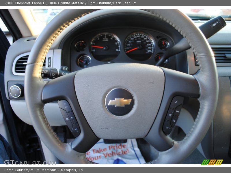 Blue Granite Metallic / Light Titanium/Dark Titanium 2008 Chevrolet Tahoe LS