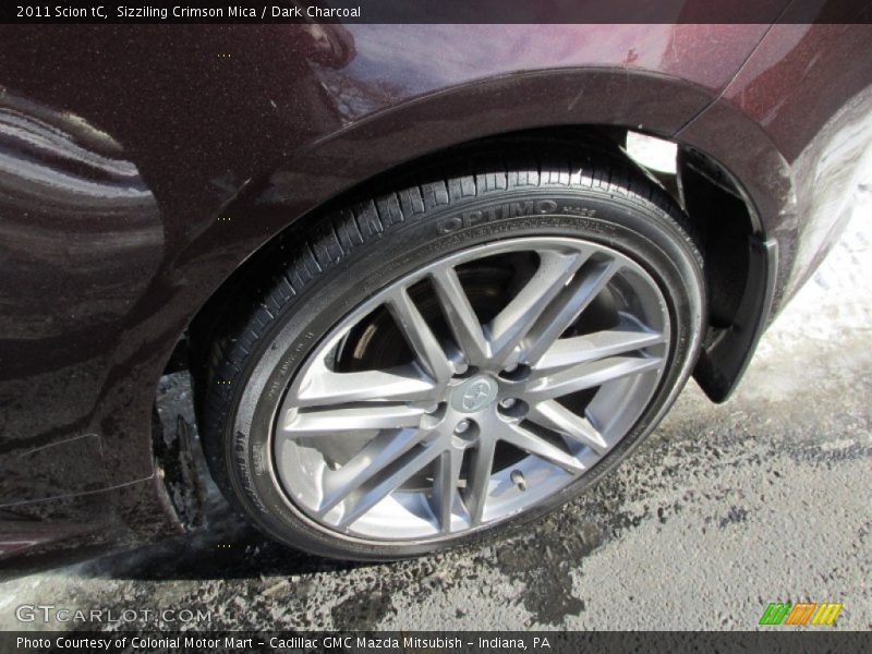 Sizziling Crimson Mica / Dark Charcoal 2011 Scion tC