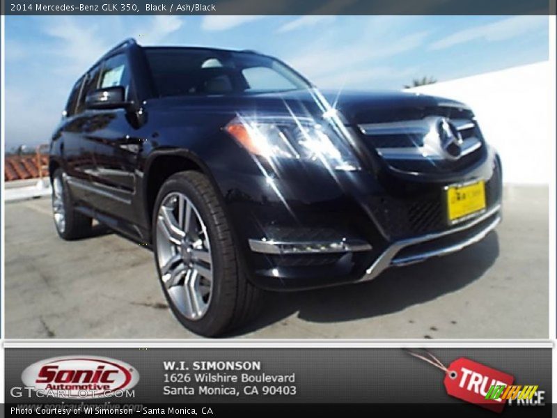 Black / Ash/Black 2014 Mercedes-Benz GLK 350