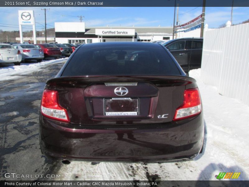 Sizziling Crimson Mica / Dark Charcoal 2011 Scion tC