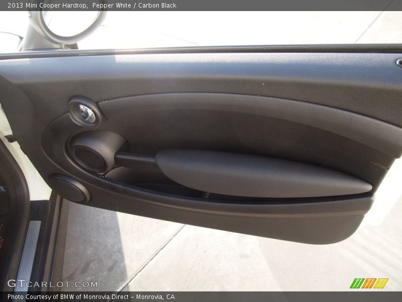 Pepper White / Carbon Black 2013 Mini Cooper Hardtop