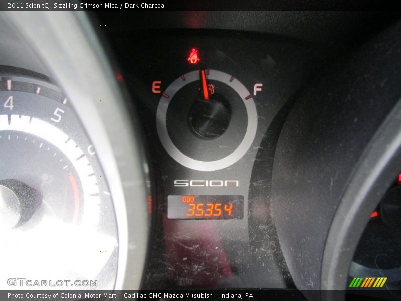 Sizziling Crimson Mica / Dark Charcoal 2011 Scion tC