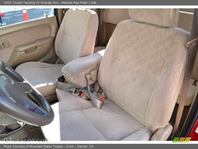 Impulse Red Pearl / Oak 2003 Toyota Tacoma V6 Xtracab 4x4
