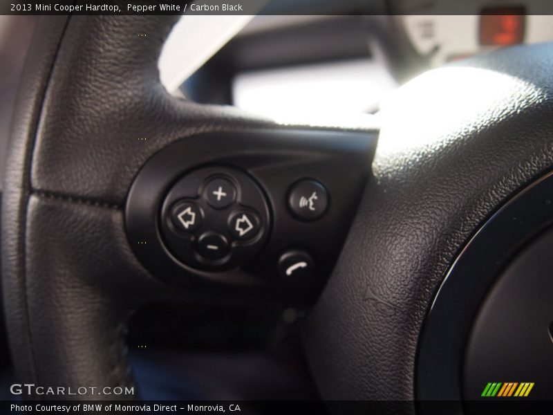 Pepper White / Carbon Black 2013 Mini Cooper Hardtop