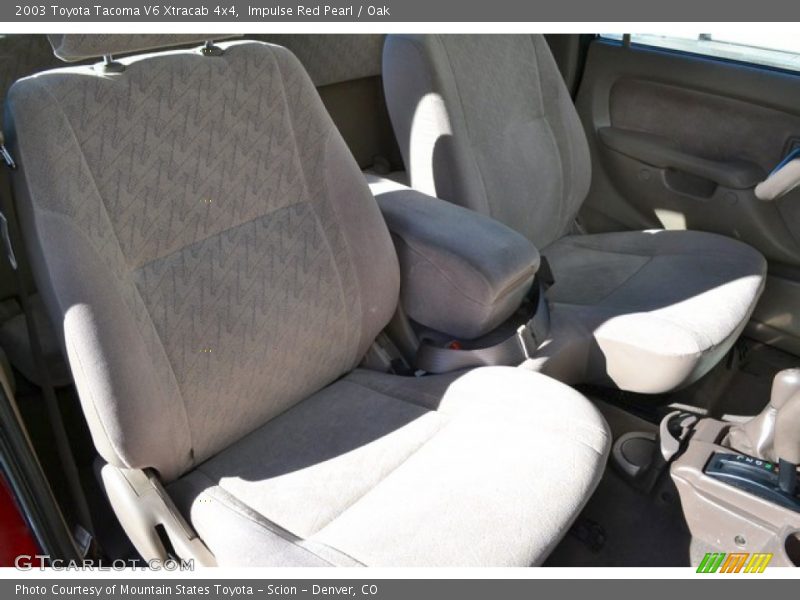 Impulse Red Pearl / Oak 2003 Toyota Tacoma V6 Xtracab 4x4