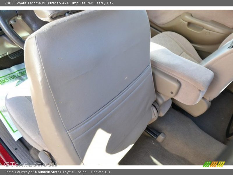 Impulse Red Pearl / Oak 2003 Toyota Tacoma V6 Xtracab 4x4