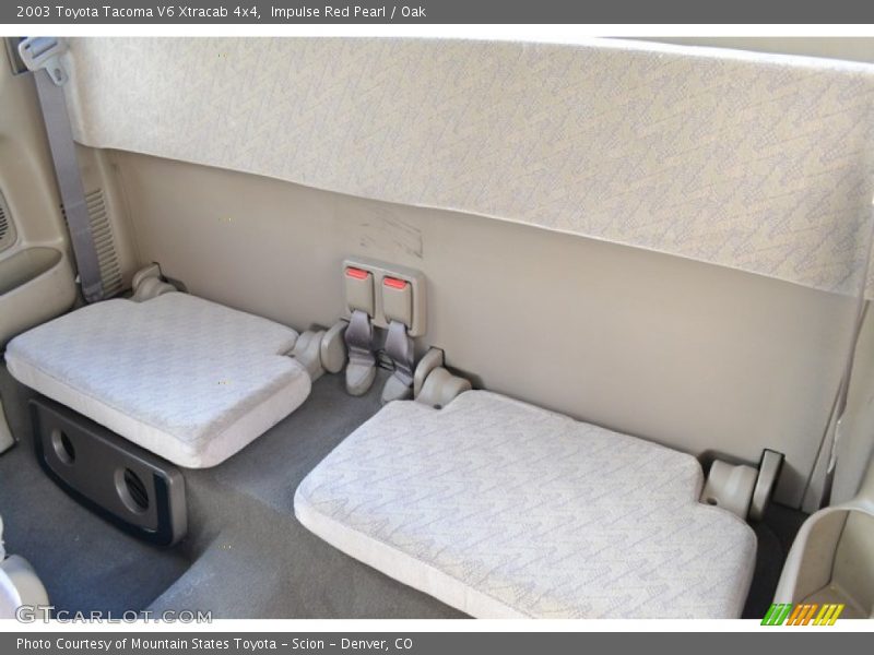 Impulse Red Pearl / Oak 2003 Toyota Tacoma V6 Xtracab 4x4
