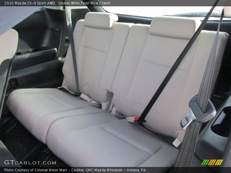 Crystal White Pearl Mica / Sand 2010 Mazda CX-9 Sport AWD