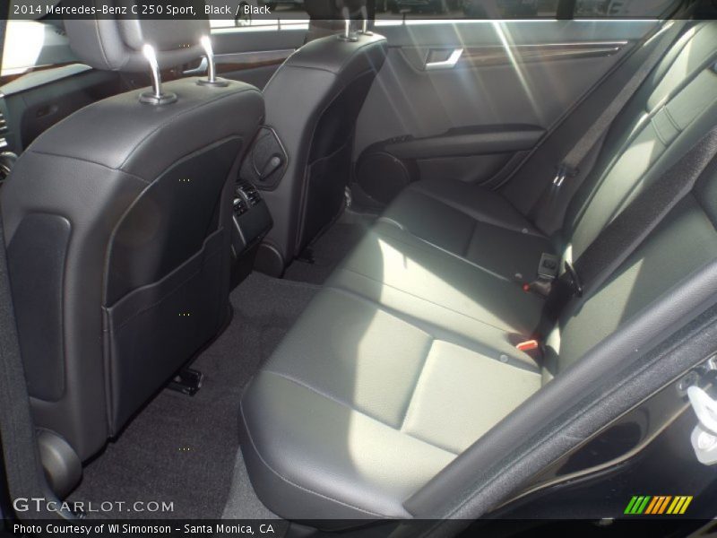 Black / Black 2014 Mercedes-Benz C 250 Sport