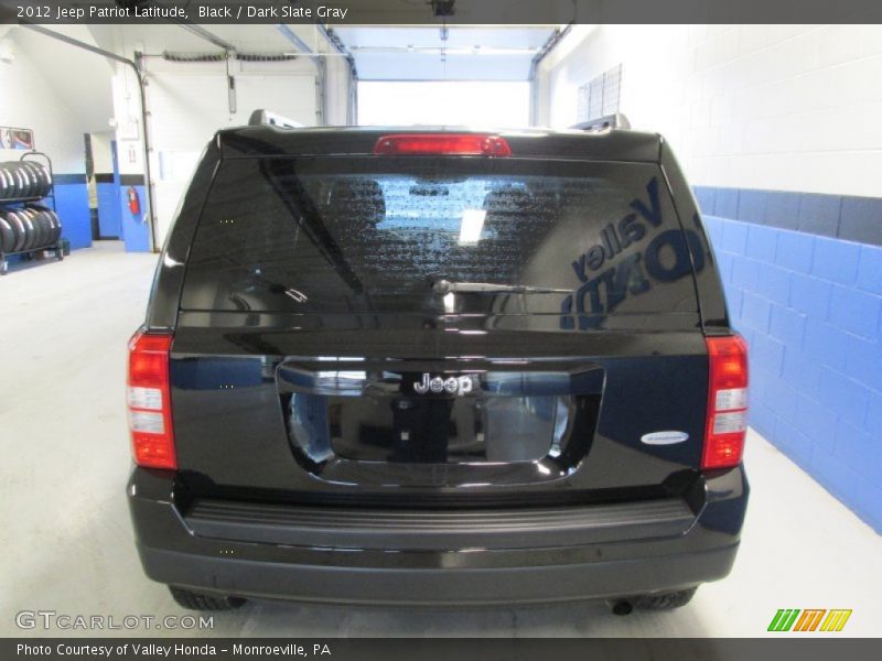 Black / Dark Slate Gray 2012 Jeep Patriot Latitude