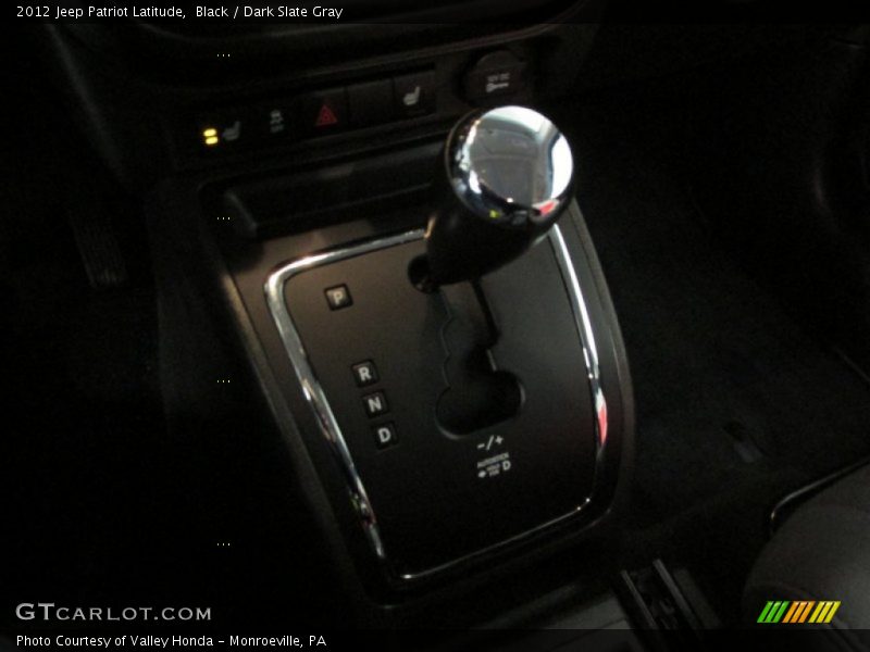 Black / Dark Slate Gray 2012 Jeep Patriot Latitude