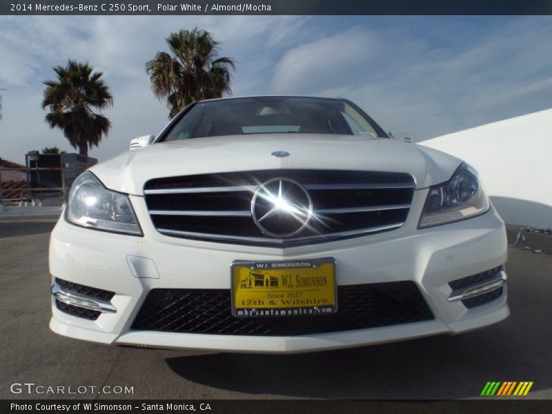 Polar White / Almond/Mocha 2014 Mercedes-Benz C 250 Sport