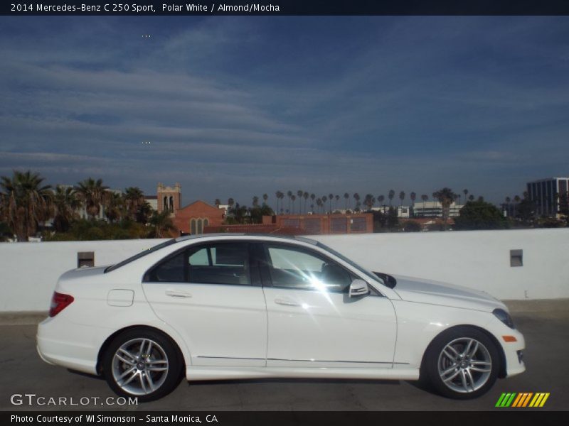 Polar White / Almond/Mocha 2014 Mercedes-Benz C 250 Sport
