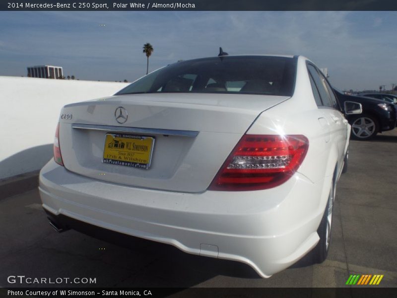 Polar White / Almond/Mocha 2014 Mercedes-Benz C 250 Sport