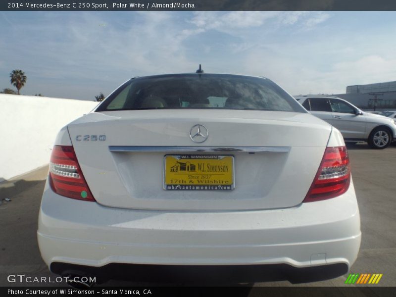 Polar White / Almond/Mocha 2014 Mercedes-Benz C 250 Sport