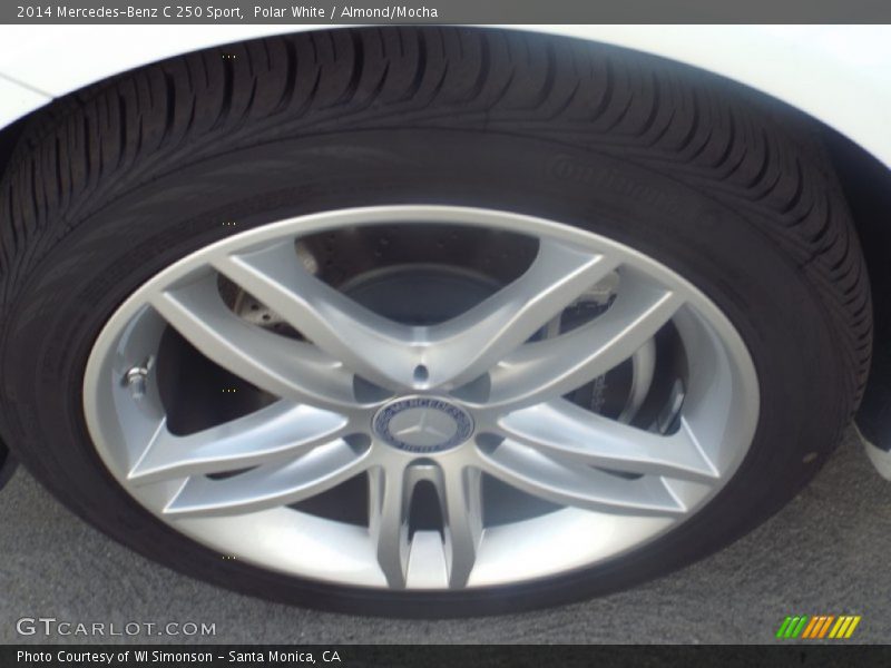 Polar White / Almond/Mocha 2014 Mercedes-Benz C 250 Sport