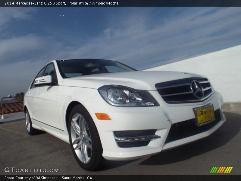 Polar White / Almond/Mocha 2014 Mercedes-Benz C 250 Sport