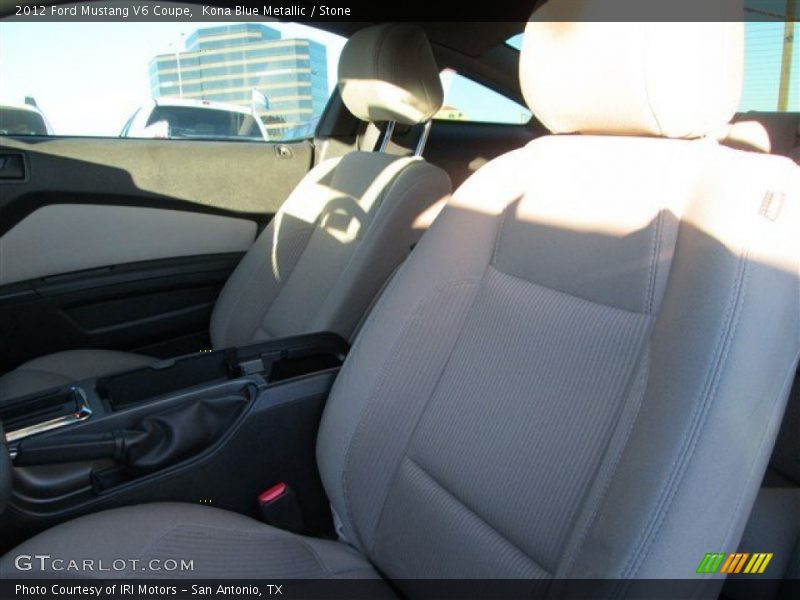 Kona Blue Metallic / Stone 2012 Ford Mustang V6 Coupe