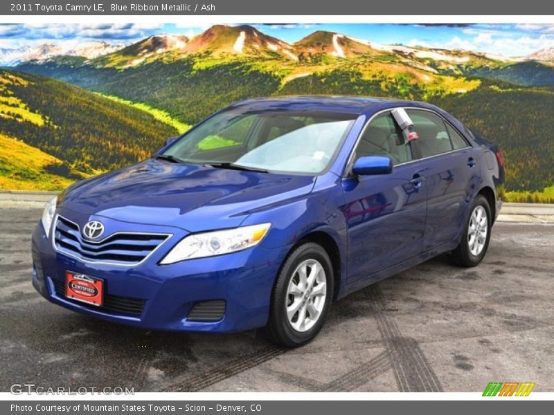 Blue Ribbon Metallic / Ash 2011 Toyota Camry LE