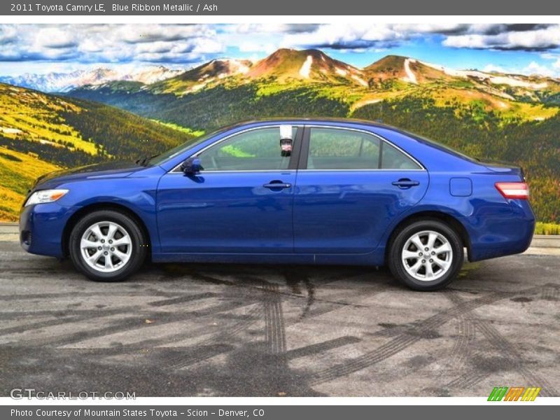 Blue Ribbon Metallic / Ash 2011 Toyota Camry LE