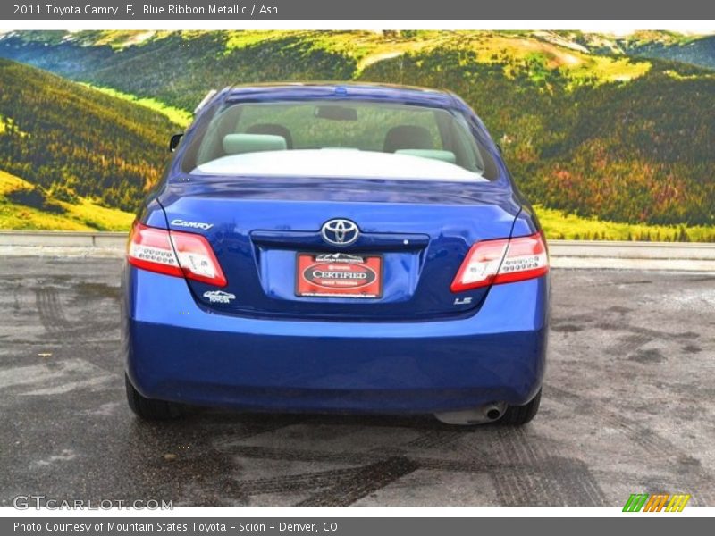 Blue Ribbon Metallic / Ash 2011 Toyota Camry LE