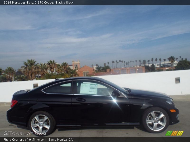 Black / Black 2014 Mercedes-Benz C 250 Coupe