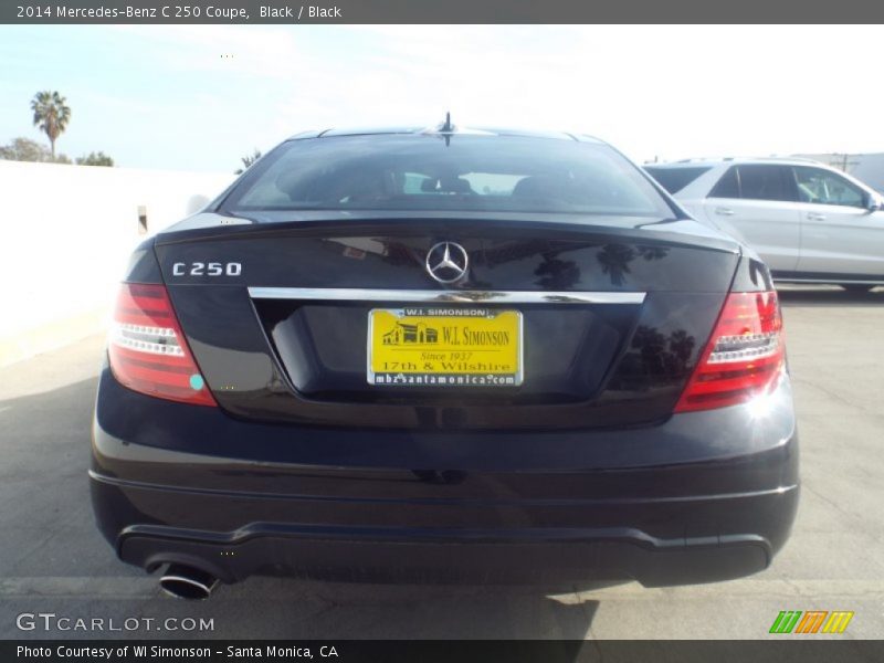 Black / Black 2014 Mercedes-Benz C 250 Coupe