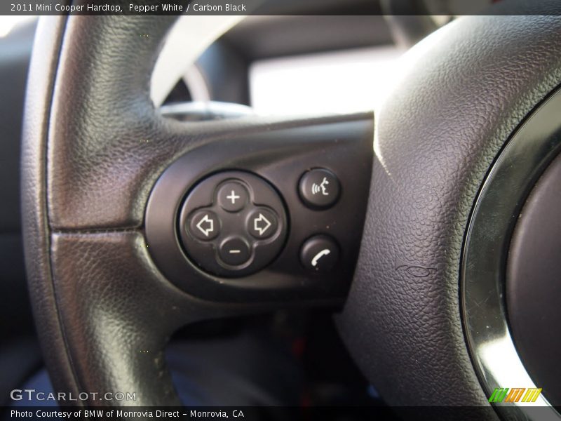 Pepper White / Carbon Black 2011 Mini Cooper Hardtop