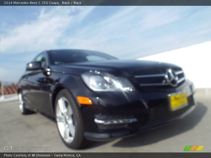 Black / Black 2014 Mercedes-Benz C 250 Coupe