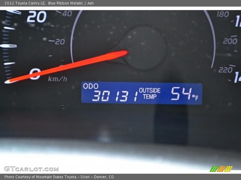 Blue Ribbon Metallic / Ash 2011 Toyota Camry LE