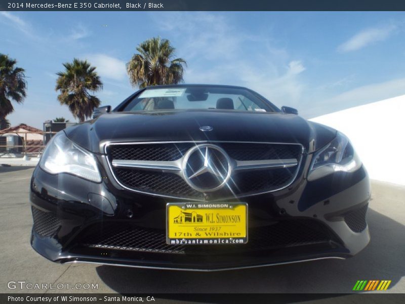 Black / Black 2014 Mercedes-Benz E 350 Cabriolet