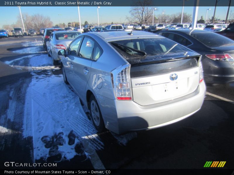 Classic Silver Metallic / Dark Gray 2011 Toyota Prius Hybrid II