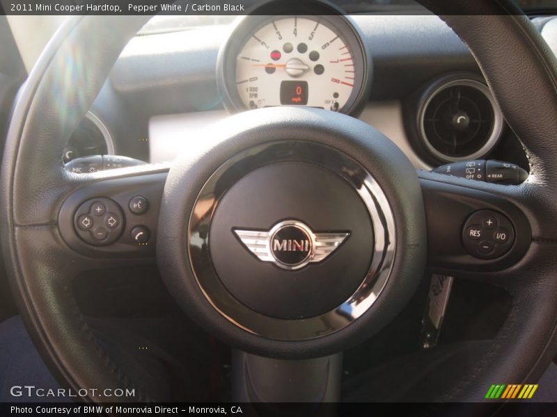 Pepper White / Carbon Black 2011 Mini Cooper Hardtop