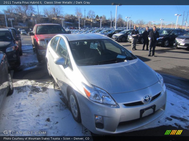 Classic Silver Metallic / Dark Gray 2011 Toyota Prius Hybrid II