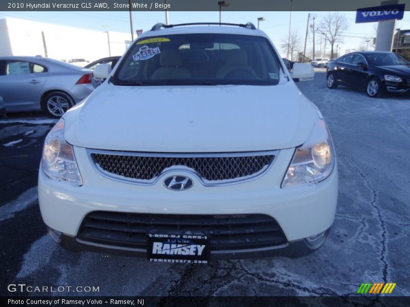 Stone White / Beige 2010 Hyundai Veracruz GLS AWD