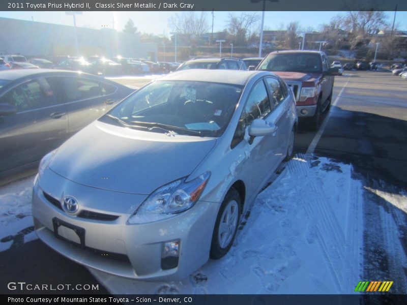 Classic Silver Metallic / Dark Gray 2011 Toyota Prius Hybrid II