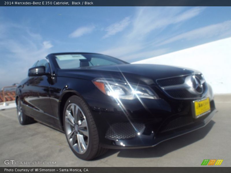 Black / Black 2014 Mercedes-Benz E 350 Cabriolet