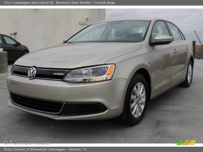 Moonrock Silver Metallic / Cornsilk Beige 2013 Volkswagen Jetta Hybrid SE