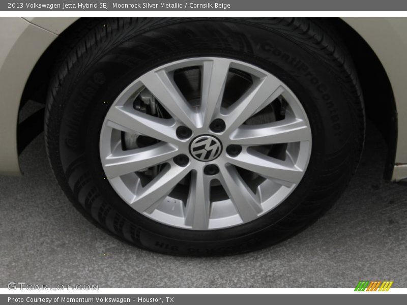 Moonrock Silver Metallic / Cornsilk Beige 2013 Volkswagen Jetta Hybrid SE