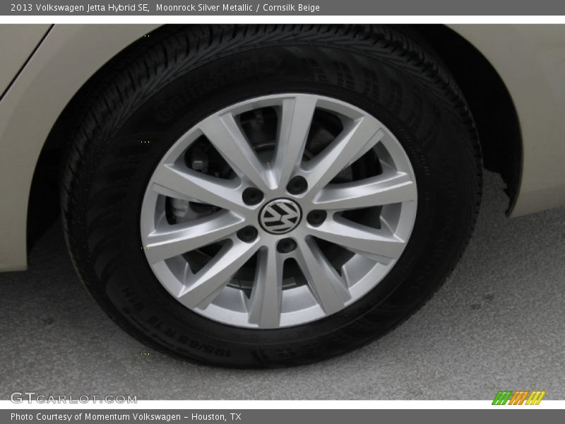Moonrock Silver Metallic / Cornsilk Beige 2013 Volkswagen Jetta Hybrid SE
