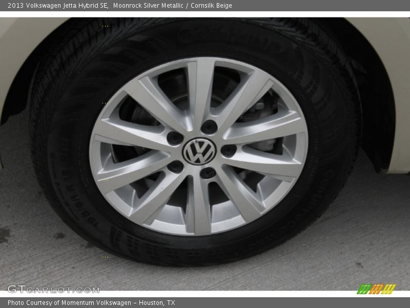 Moonrock Silver Metallic / Cornsilk Beige 2013 Volkswagen Jetta Hybrid SE