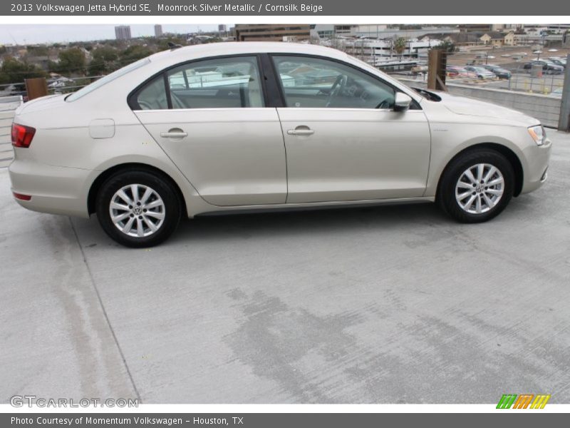 Moonrock Silver Metallic / Cornsilk Beige 2013 Volkswagen Jetta Hybrid SE