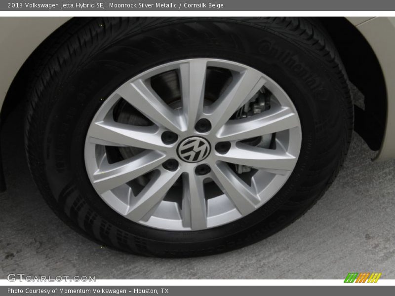 Moonrock Silver Metallic / Cornsilk Beige 2013 Volkswagen Jetta Hybrid SE