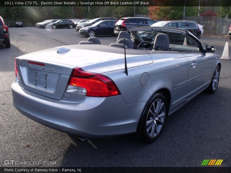 Electric Silver Metallic / Soverign Hide Off Black Leather/Off Black 2011 Volvo C70 T5