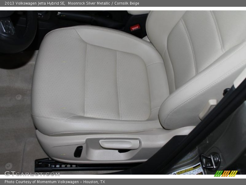 Moonrock Silver Metallic / Cornsilk Beige 2013 Volkswagen Jetta Hybrid SE