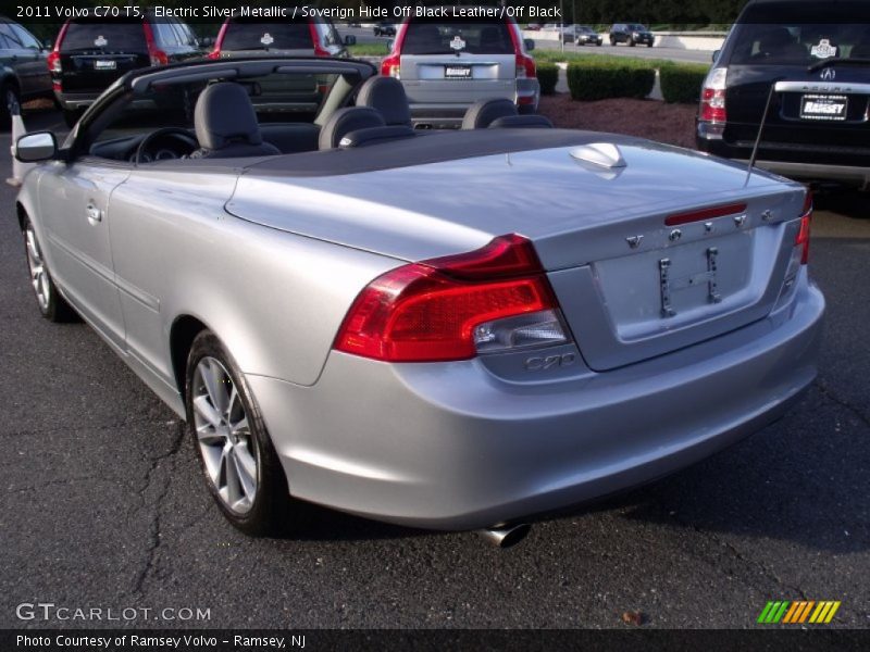 Electric Silver Metallic / Soverign Hide Off Black Leather/Off Black 2011 Volvo C70 T5