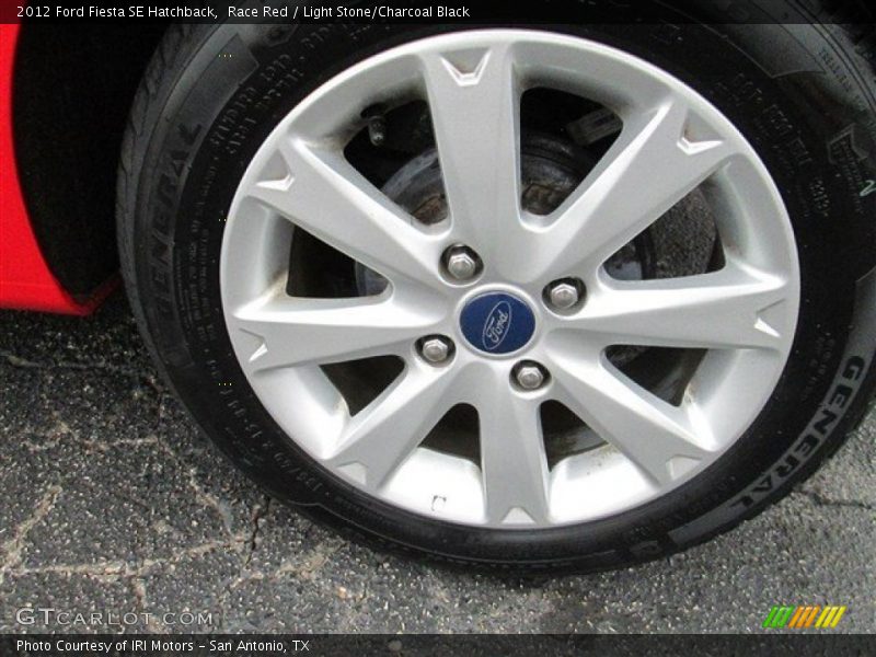 Race Red / Light Stone/Charcoal Black 2012 Ford Fiesta SE Hatchback
