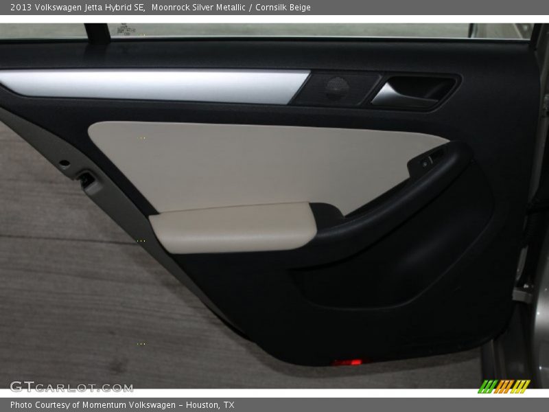 Moonrock Silver Metallic / Cornsilk Beige 2013 Volkswagen Jetta Hybrid SE